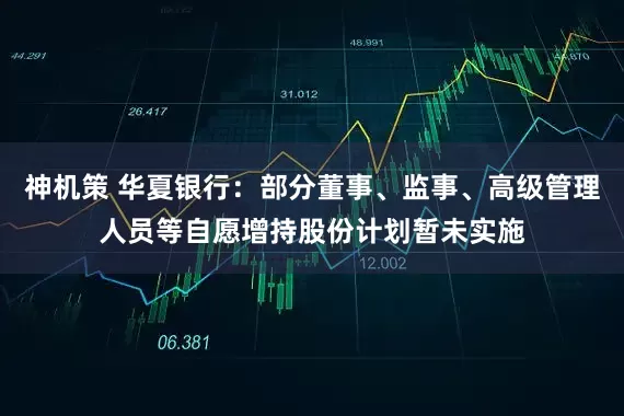 神机策 华夏银行：部分董事、监事、高级管理人员等自愿增持股份计划暂未实施